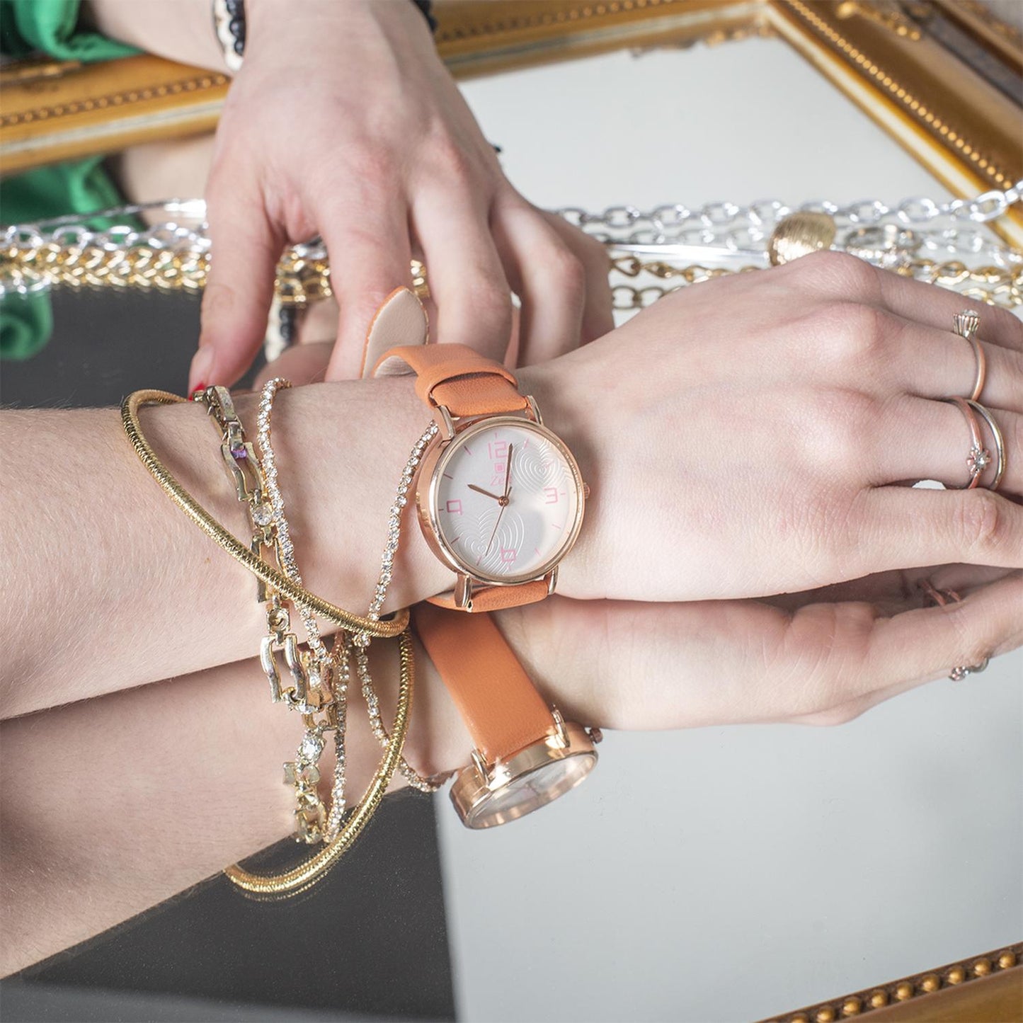 Reloj Análogo Zeit Mujer Tacto Piel Clásico