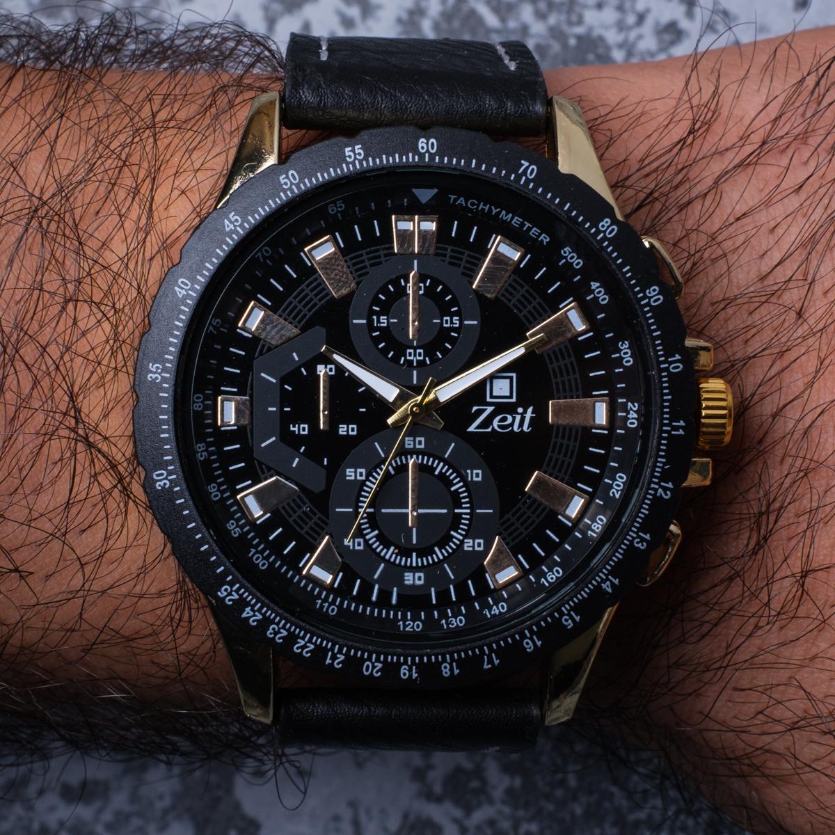 Reloj Análogo Zeit Caballero Casual Simuladores Tacto Piel