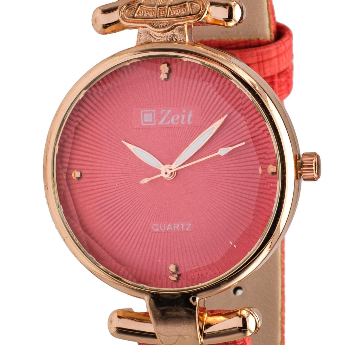 Reloj Análogo Zeit Dama Casual Tacto Piel Elegante