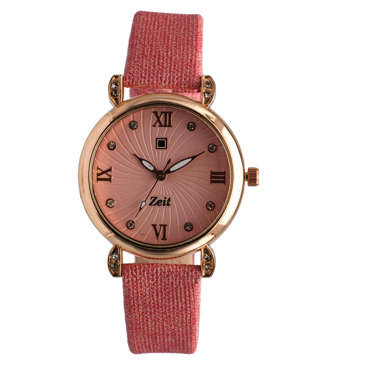 Reloj Análogo Zeit Casual correa Tacto Piel Dama Textura