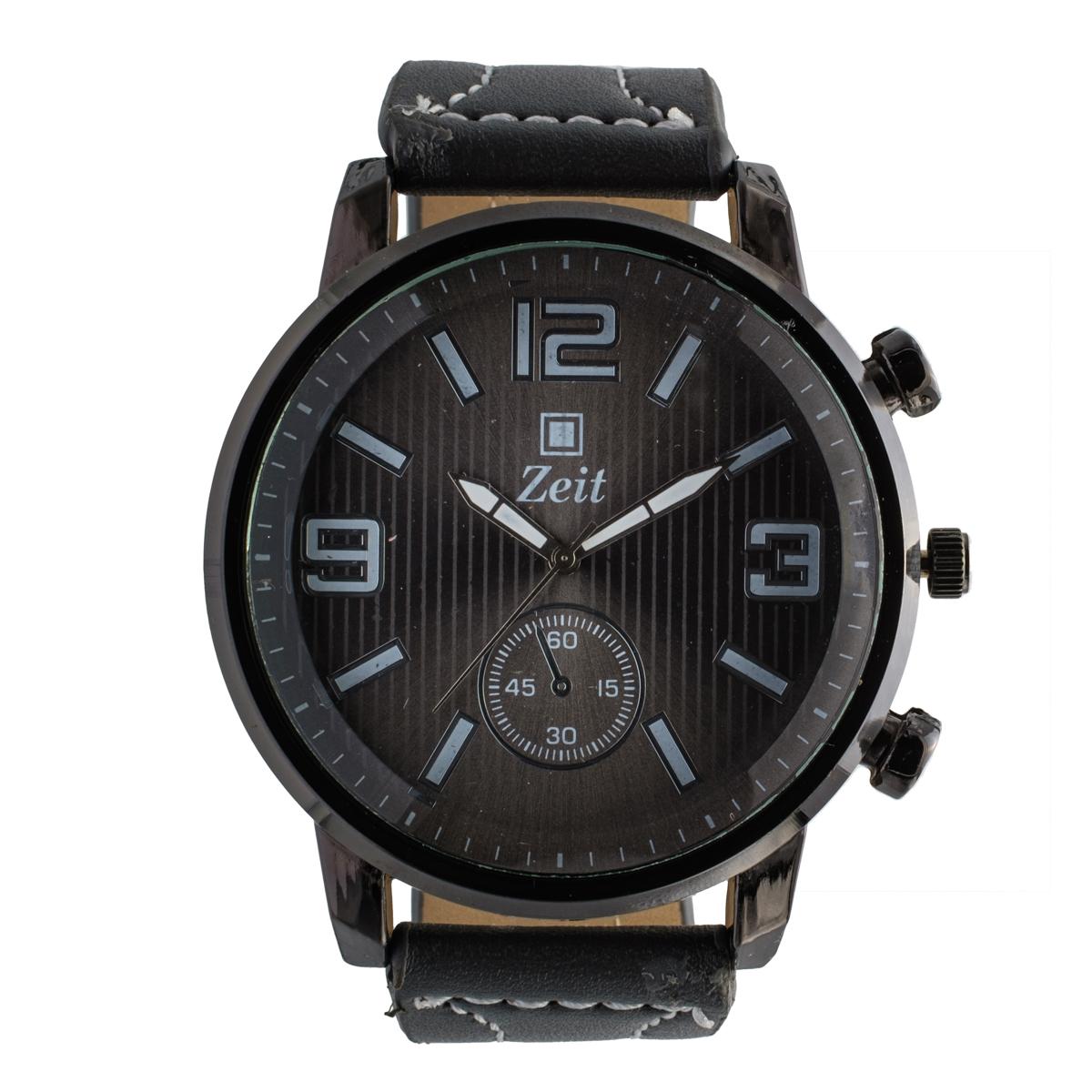 Reloj Análogo Zeit Caballero correa Tacto Piel Simuladores