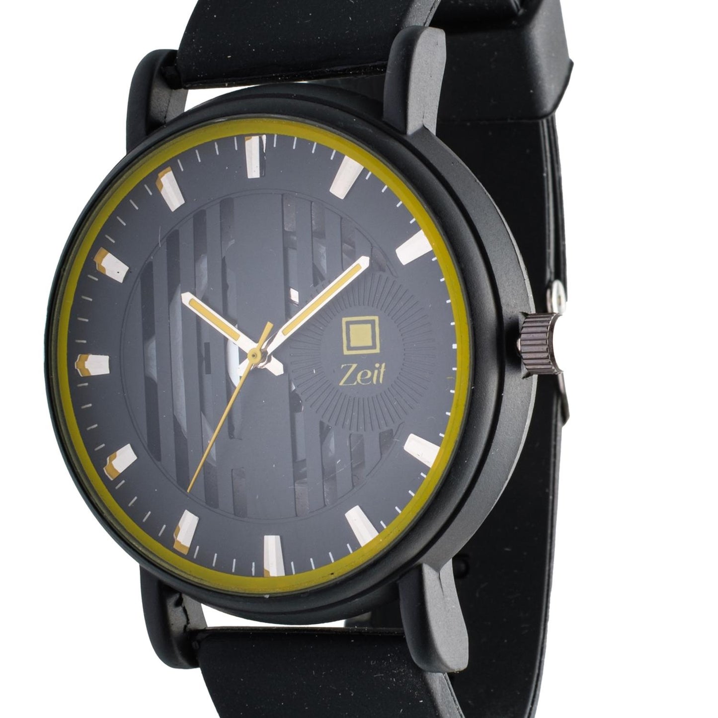 Reloj Análogo Zeit Caballero Casual Correa Silicón Textura