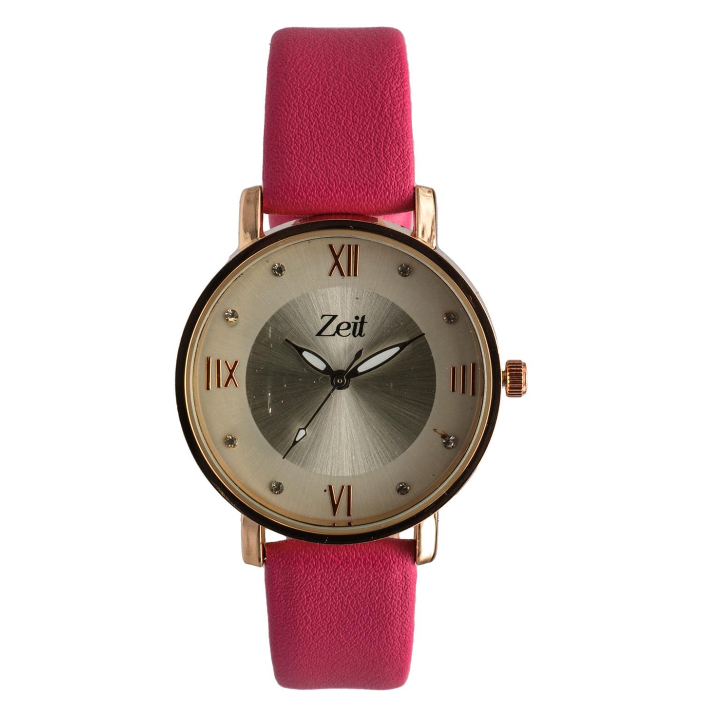 Reloj Análogo Zeit Dama Casual correa Tacto Piel Núm Romanos