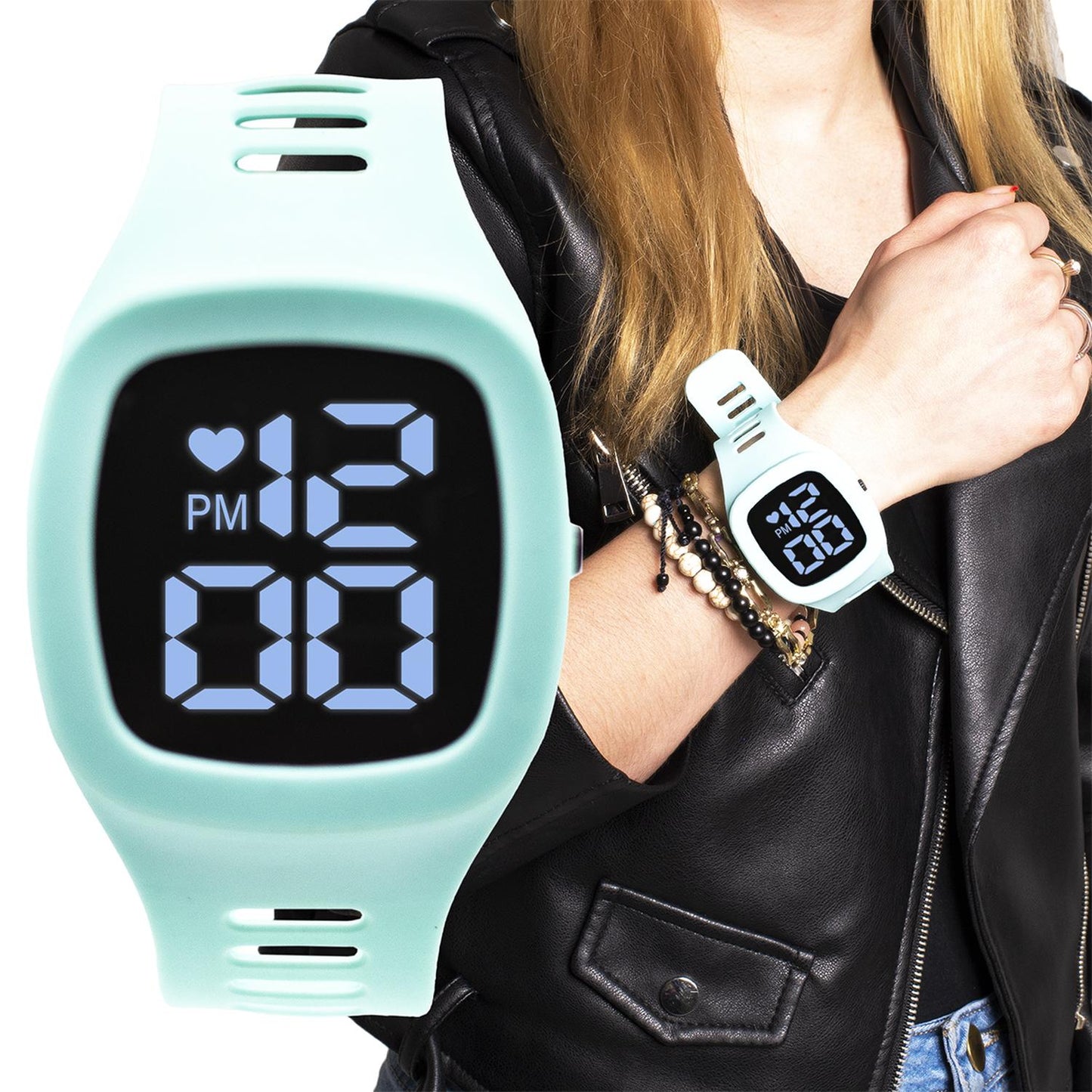 Reloj Digital Zeit Casual Unisex Silicón