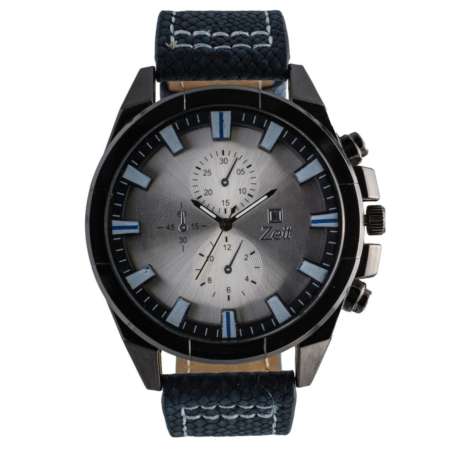 Reloj Análogo Zeit Caballero Correa De Tacto Piel