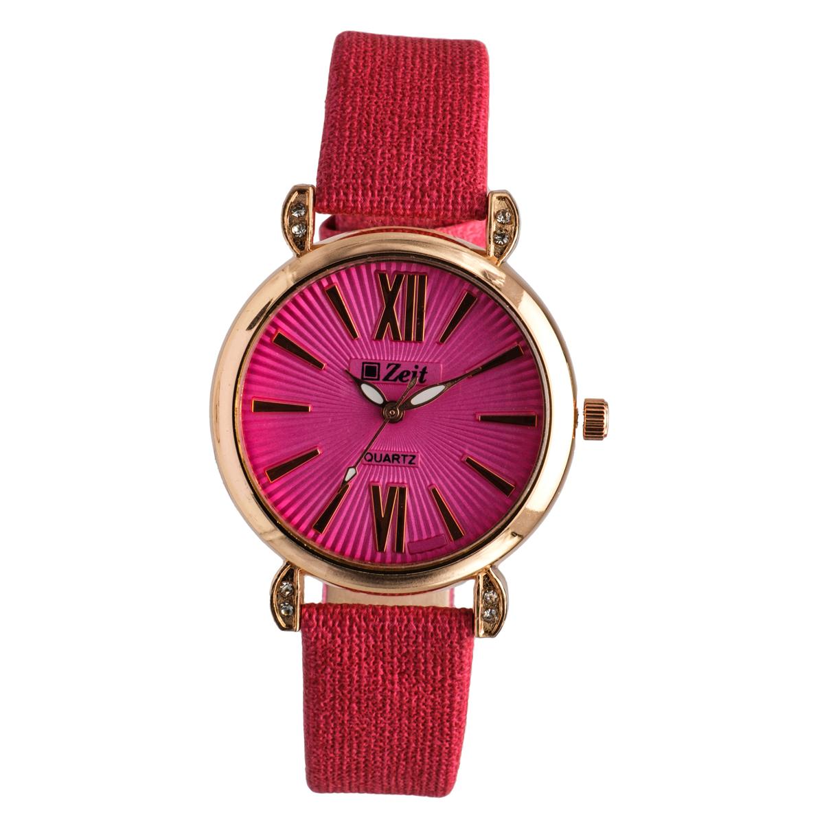 Reloj Análogo Zeit Dama Casual Tacto Piel/Romanos