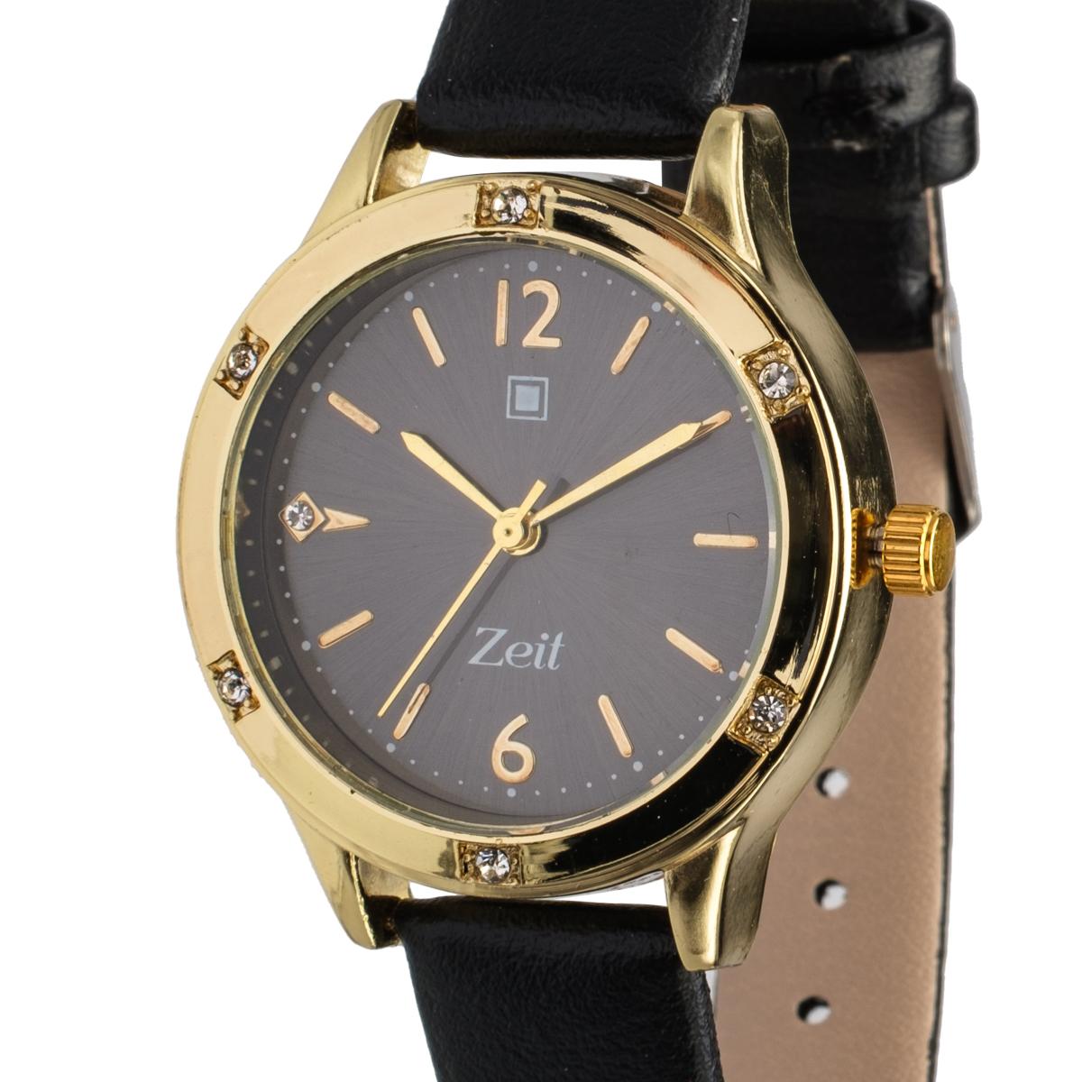 Reloj Análogo Zeit Dama Casual Fondo liso Pedrería