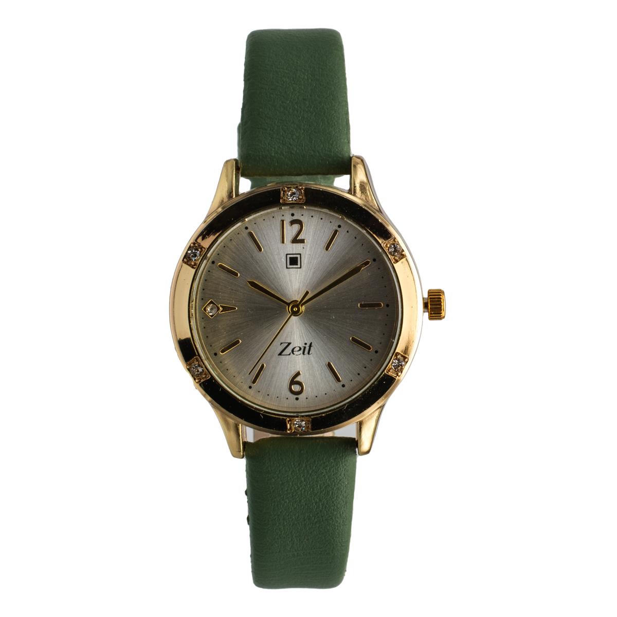 Reloj Análogo Zeit Dama Casual Fondo liso Pedrería