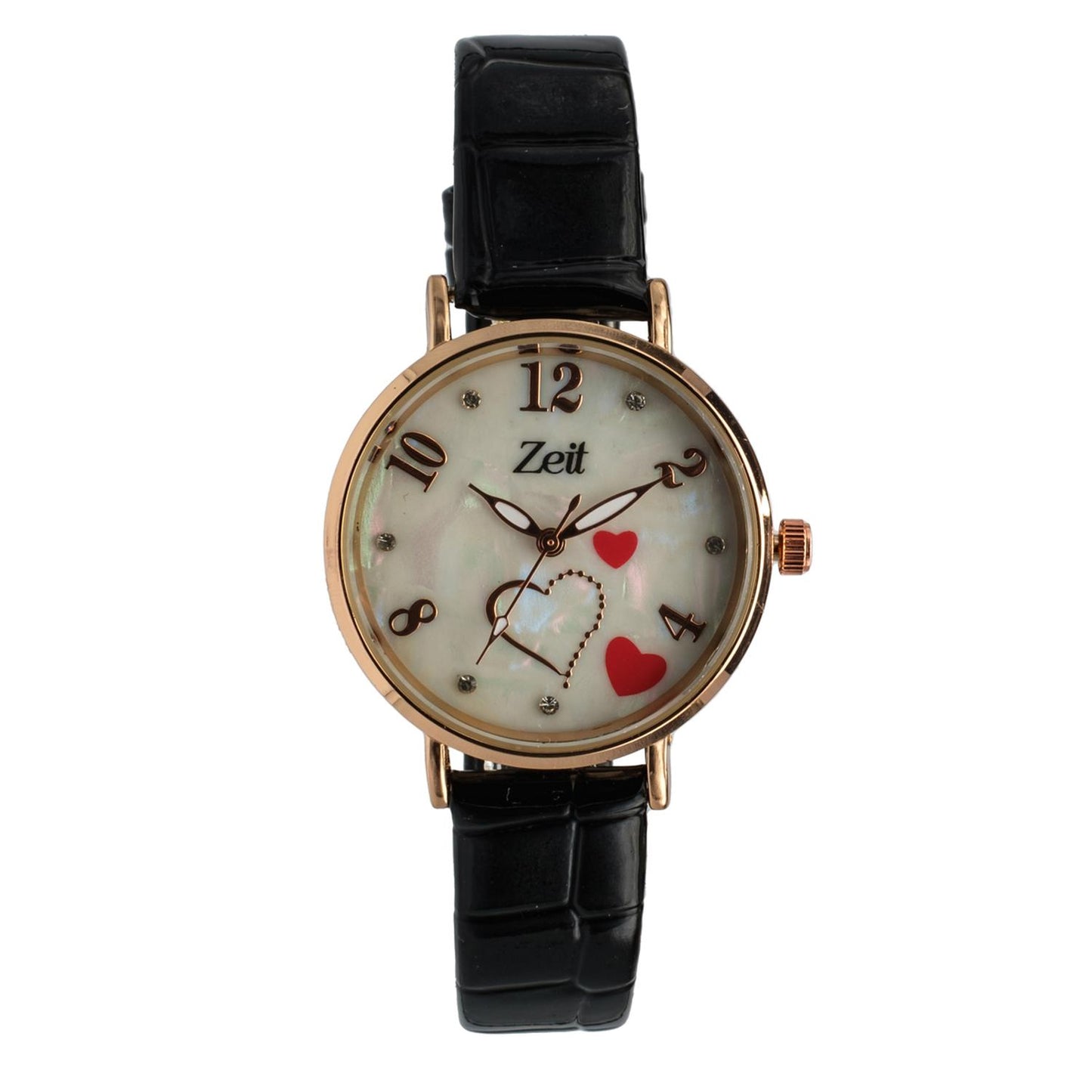 Reloj Análogo Zeit Dama Casual Correa de Tacto Piel Diseño