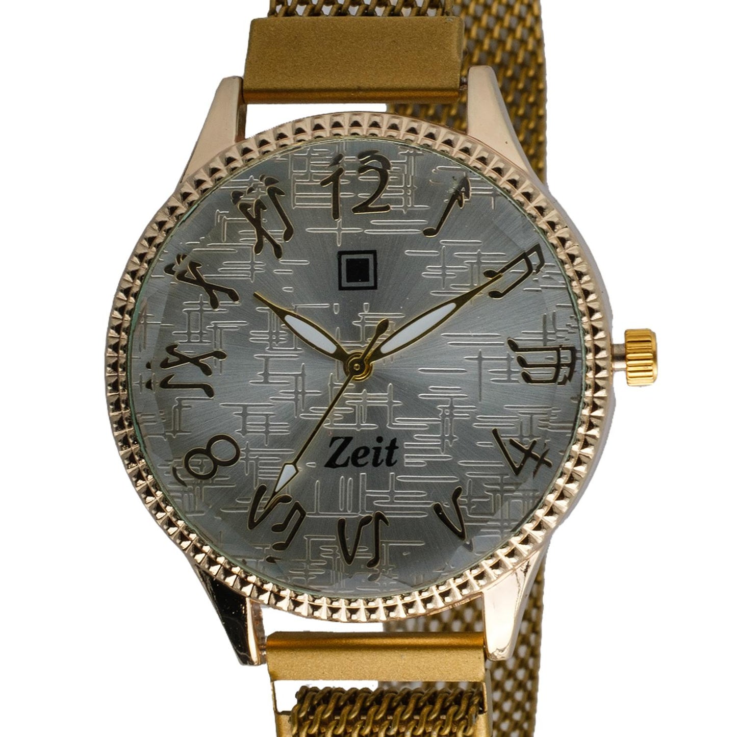 Reloj Análogo Zeit Dama Casual Mesh y Textura