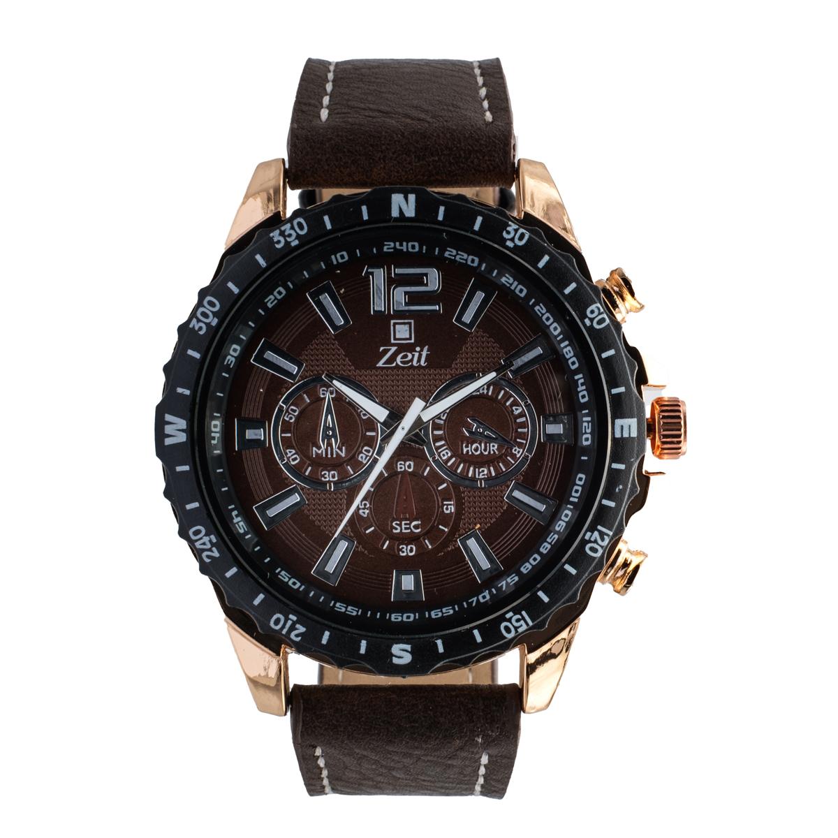 Reloj Análogo Zeit Caballero Correa Tacto Piel Simuladores