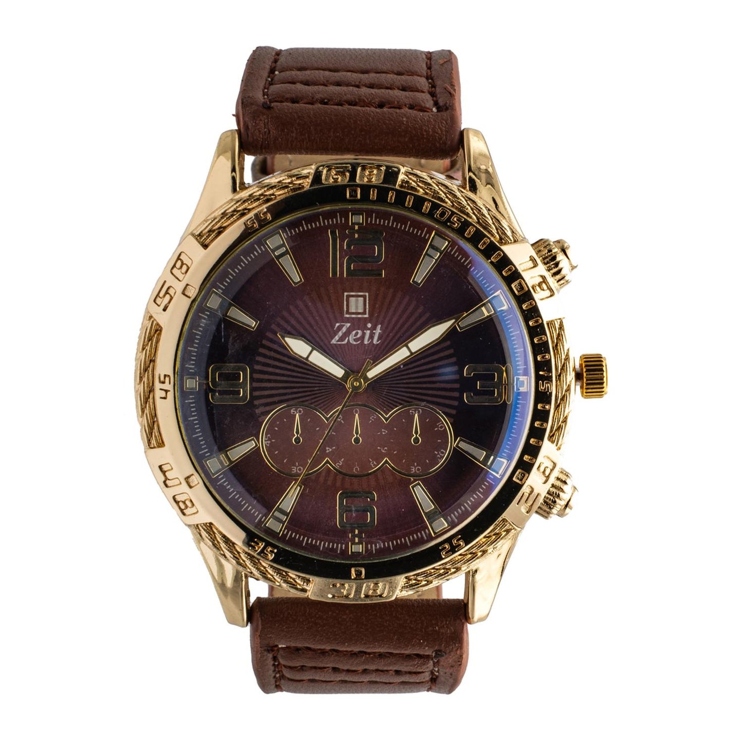 Reloj Análogo Zeit Textura/Tacto Piel Casual Caballero