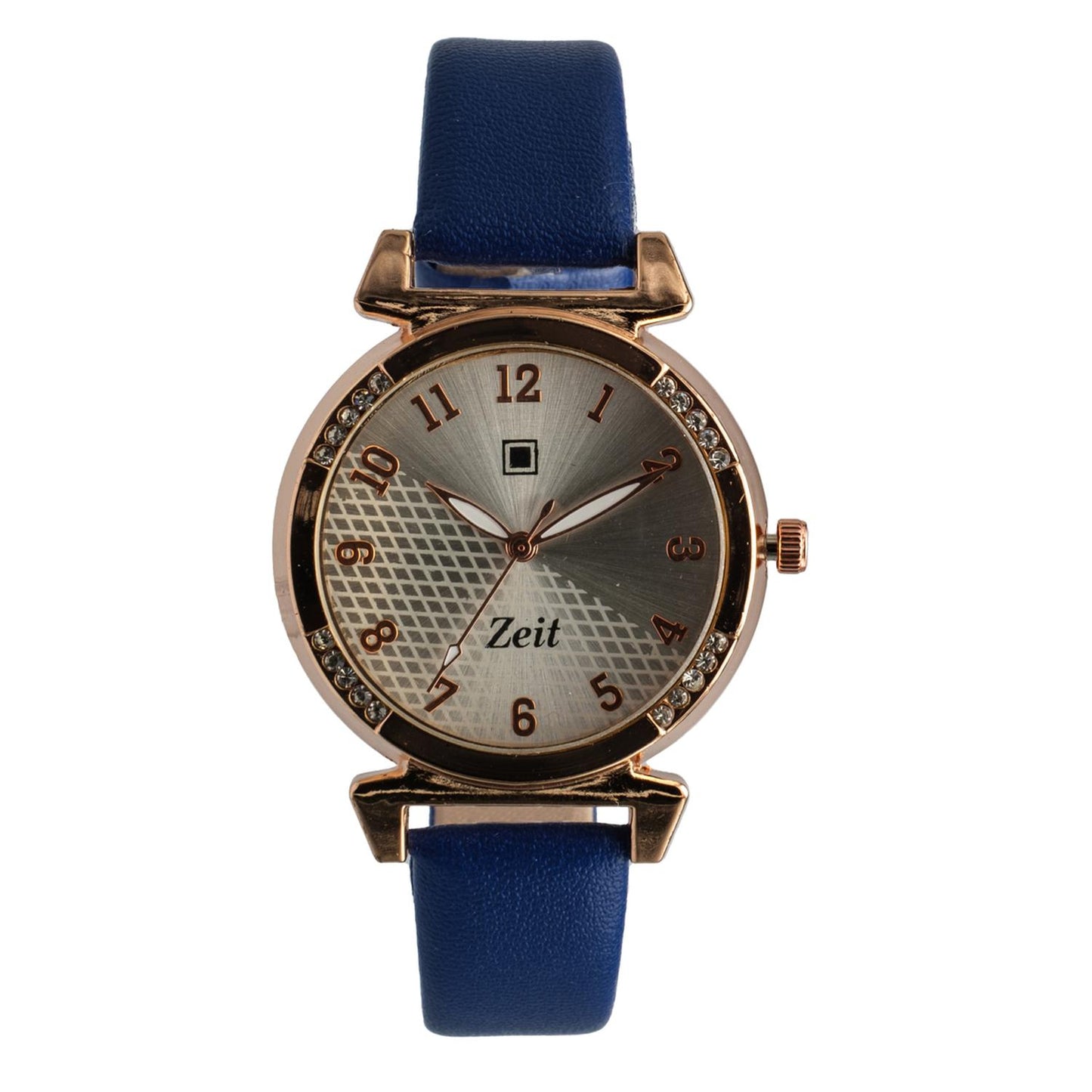 Reloj Análogo Zeit Dama Casual correa De Tacto Piel Textura