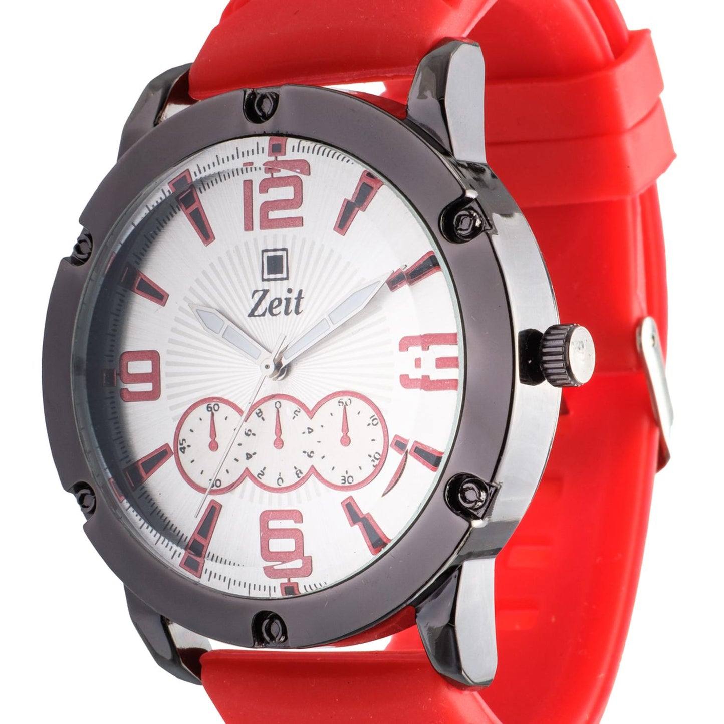 Reloj Análogo Zeit Casual Silicón Simuladores Caballero