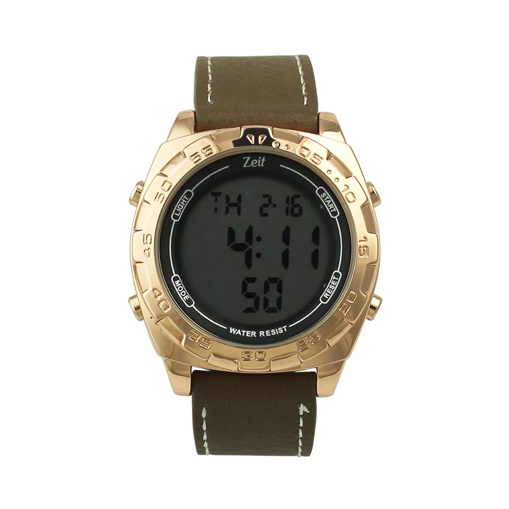 Reloj Zeit Caballero Piel Digital Café - CB00018082