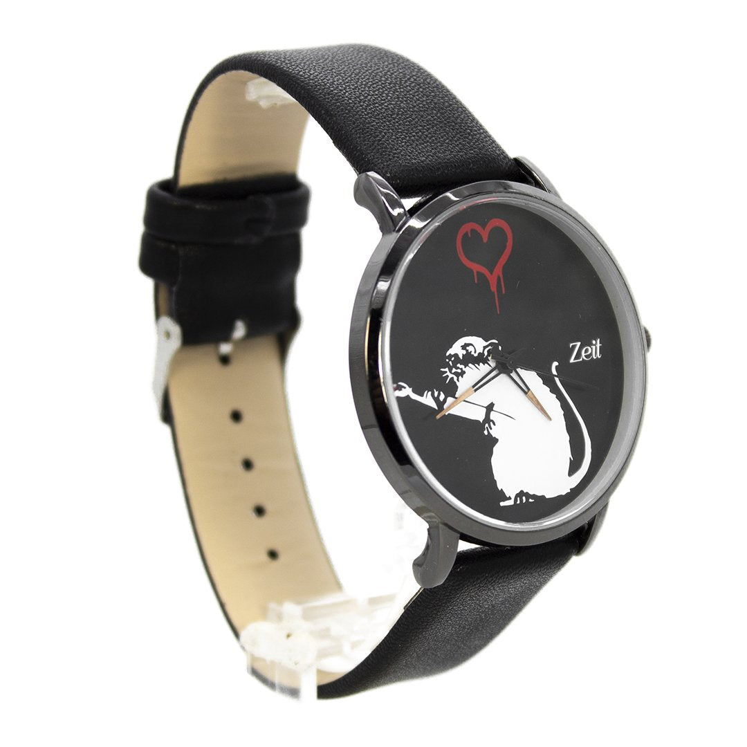 Reloj Zeit Sin Género de Tactopiel negro 18541