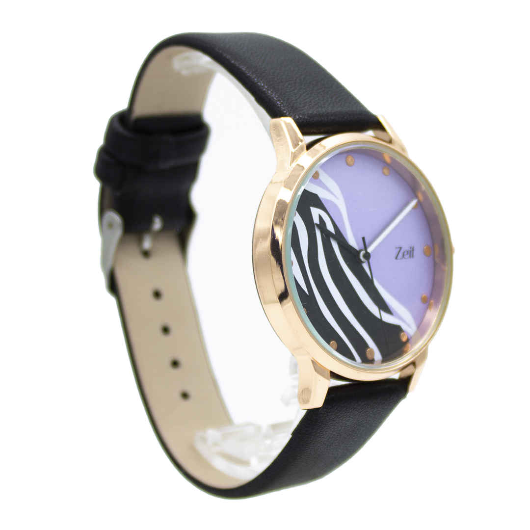 Reloj Zeit Sin Género Tactopiel Negro 18547