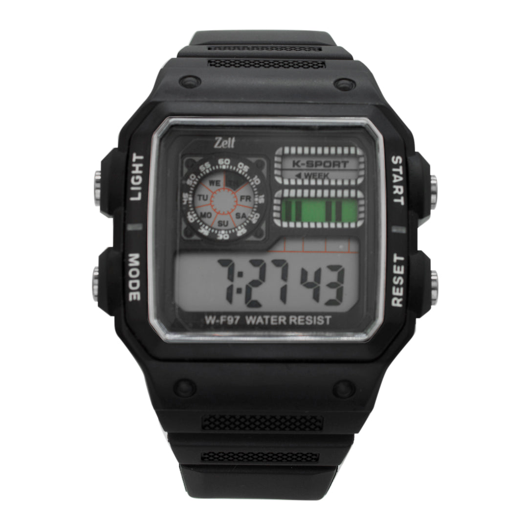 Reloj Zeit 18780 Hombre Caucho Negro