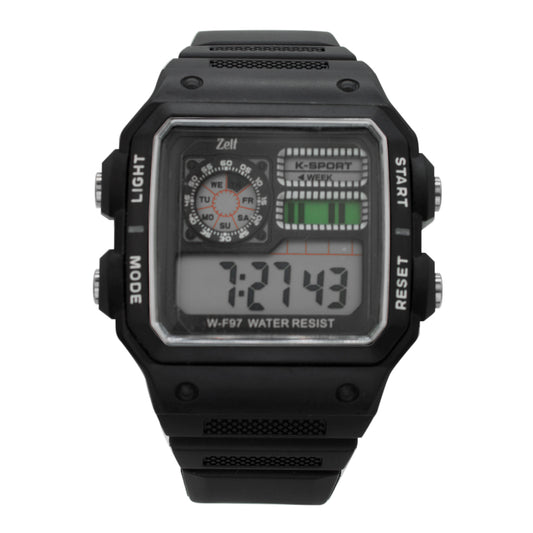 Reloj Zeit 18780 Hombre Caucho Negro