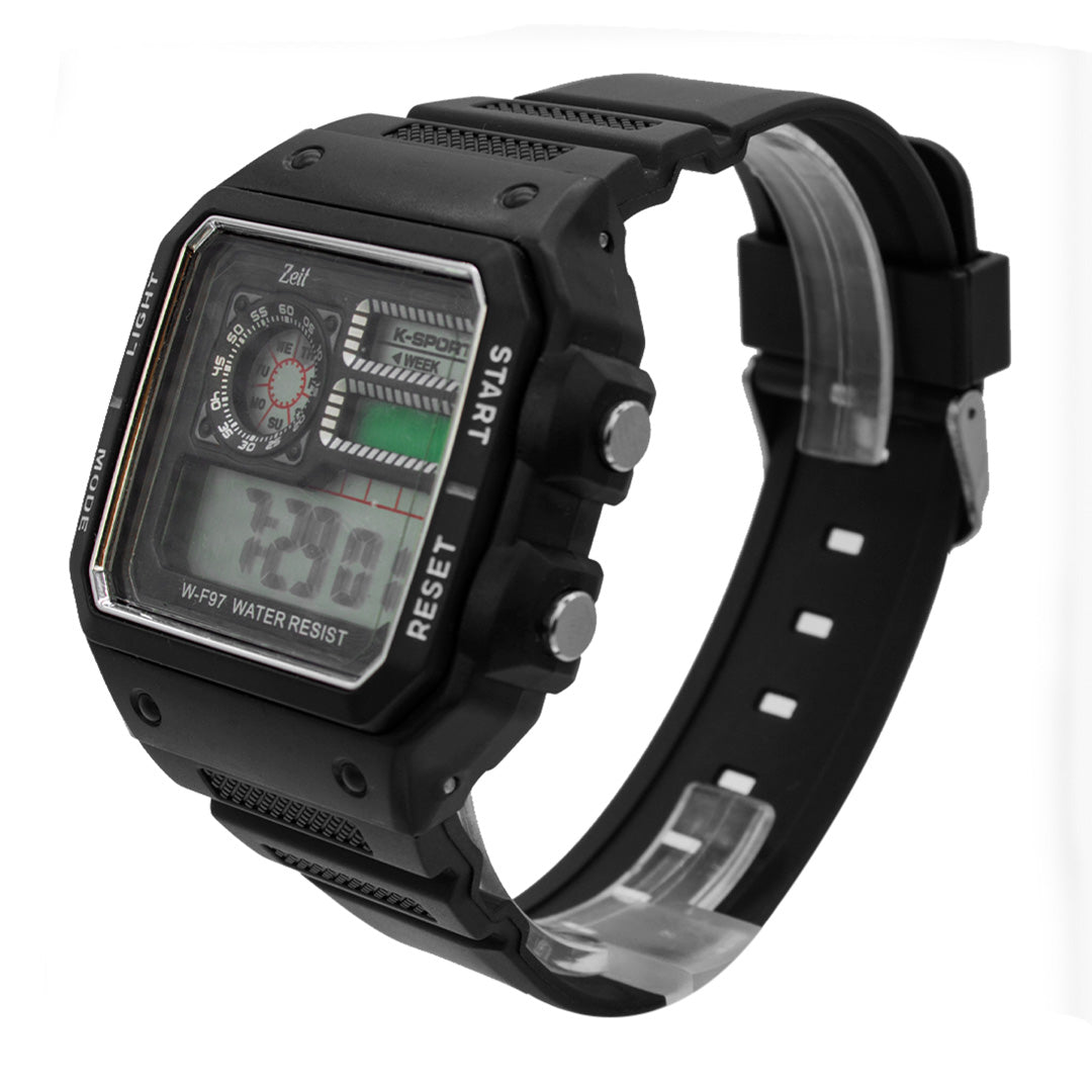 Reloj Zeit 18780 Hombre Caucho Negro