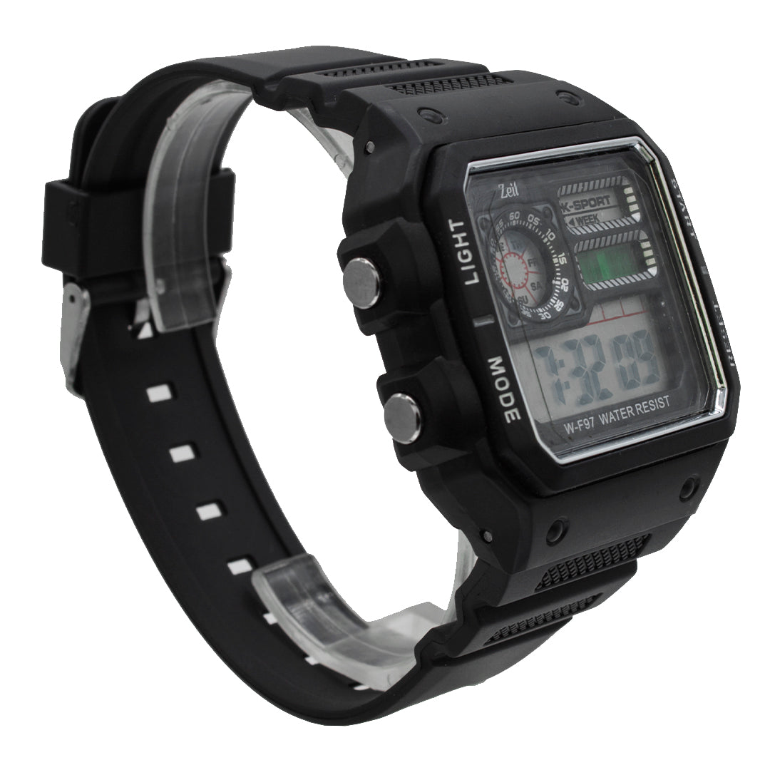 Reloj Zeit 18780 Hombre Caucho Negro