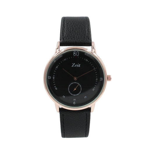 Reloj Zeit Análogo Hombre Tactopiel Negro - CB00018926