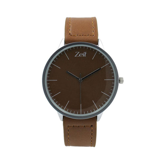 Reloj Zeit Análogo Hombre Tactopiel Café - CB00018929