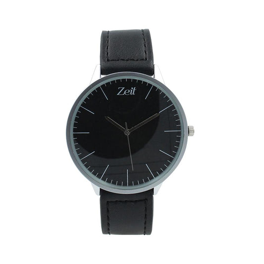 Reloj Zeit Análogo Hombre Tactopiel Negro - CB00018931