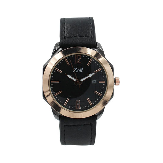 Reloj Zeit Análogo Hombre Tactopiel Negro - CB00018933