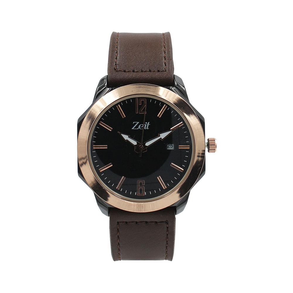 Reloj Zeit Análogo Hombre Tactopiel Café - CB00018934