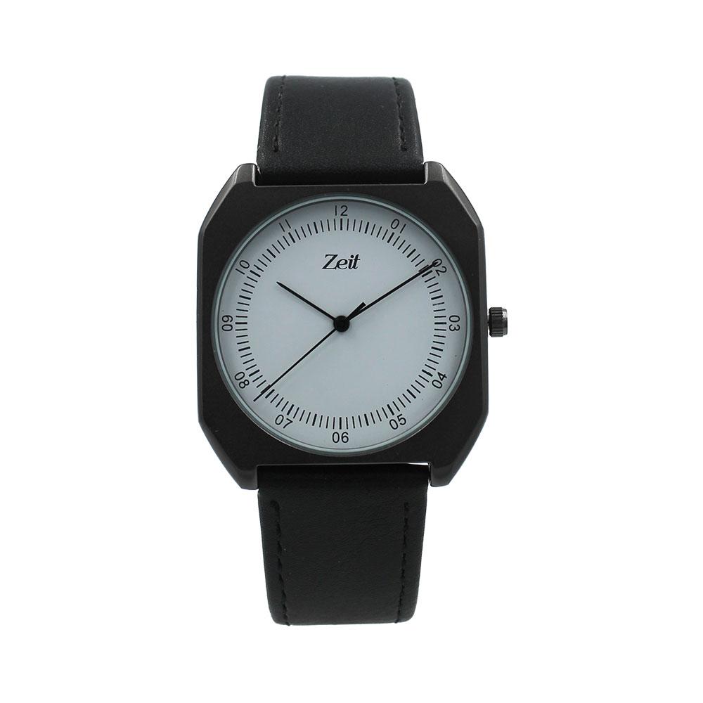 Reloj Zeit Análogo Hombre Tactopiel Negro - CB00018937