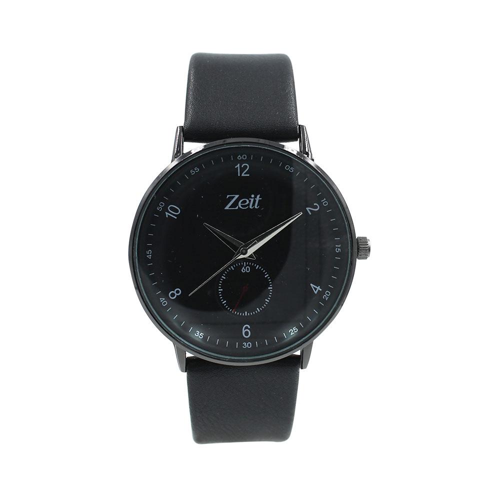 Reloj Zeit Análogo Hombre Tactopiel Negro - CB00018968