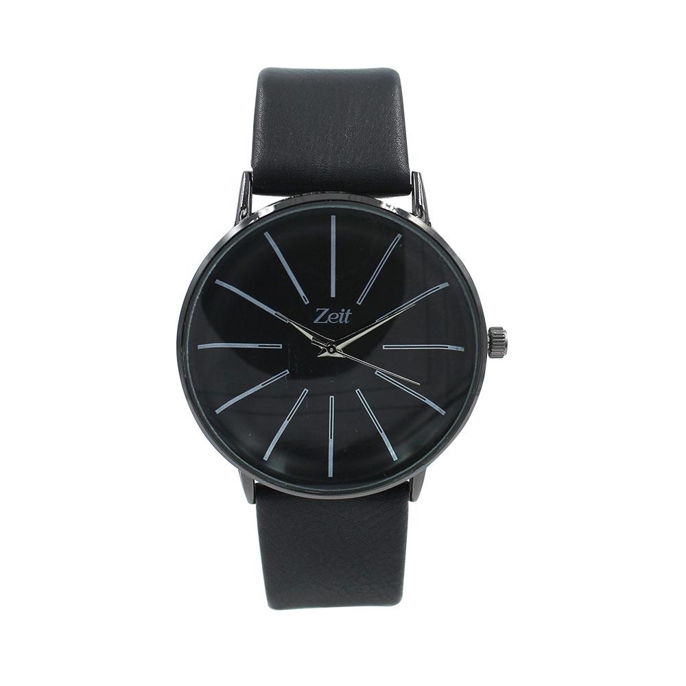 Reloj Zeit Análogo Hombre Tactopiel Negro - CB00018973