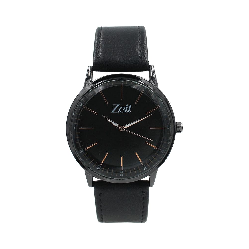 Reloj Zeit Análogo Hombre Tactopiel Negro - CB00018991