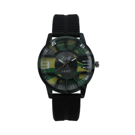 Reloj Zeit/Hombre/Negro/Caja Redonda/Cara Camuflaje- CB00019007