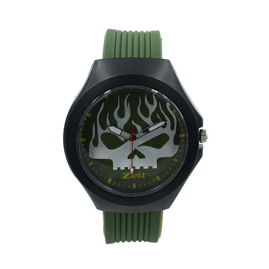 Reloj Zeit Análogo Hombre Caucho Verde Oliva - CB00019021