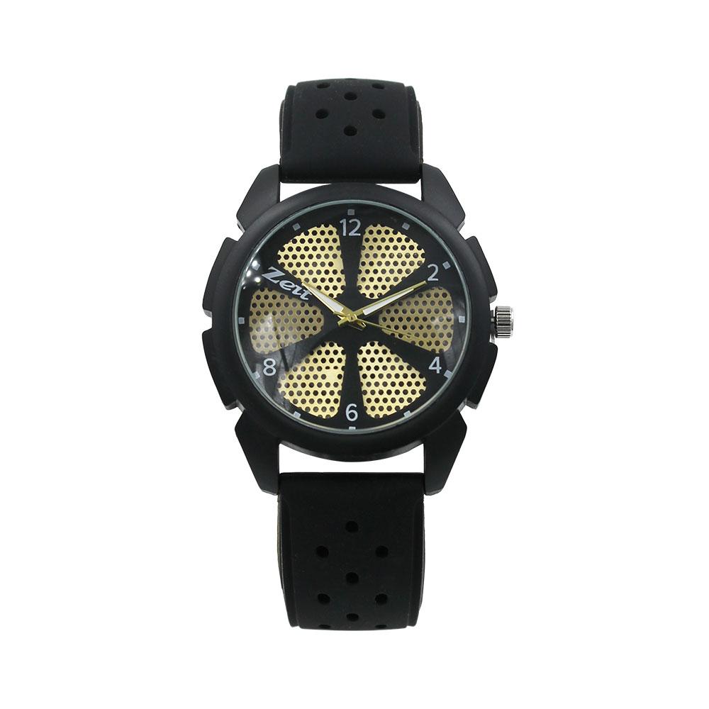 Reloj Zeit/Hombre/Negro/Caja Redonda con Bordes/Cara Tipo Llanta- CB00019030