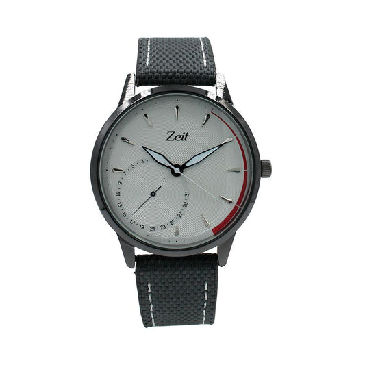 Reloj Zeit Análogo Hombre Tela Gris - CB00019062