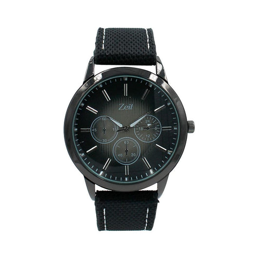 Reloj Zeit Análogo Hombre Tela Negro - CB00019067