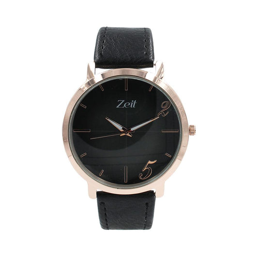 Reloj Zeit Análaogo Hombre Tactopiel Negro - CB00019133