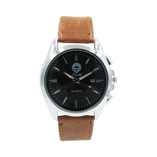 Reloj Zeit Hombre Tactopiel Camel  Caja Plateada - CB00019335