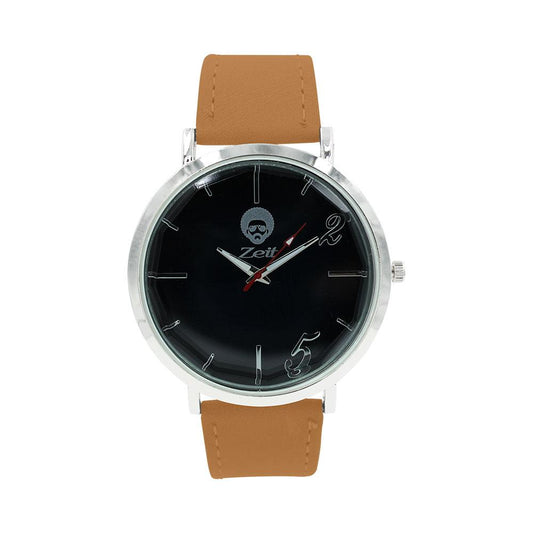 Reloj Zeit Hombre Tactopiel Camel  Caja Plateada - CB00019401