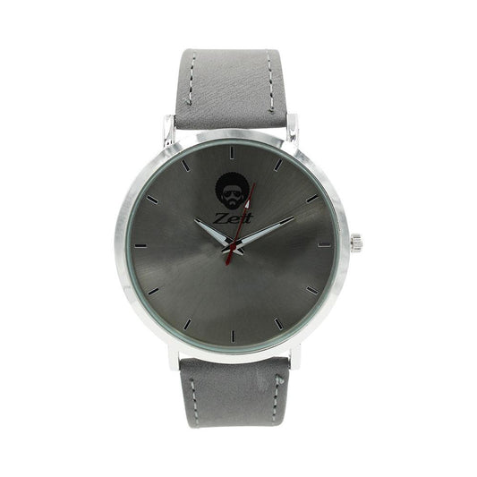 Reloj Zeit Hombre Tactopiel Gris  Caja Plateada - CB00019403