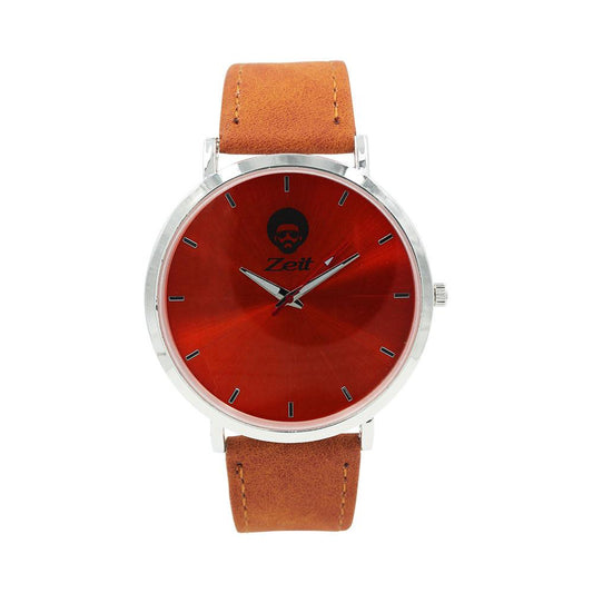Reloj Zeit Hombre Tactopiel Naranja  Caja Plateada - CB00019404