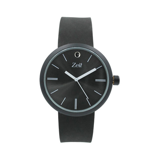 Reloj Zeit Hombre Caucho Negro  Caja Negra - CB00019988