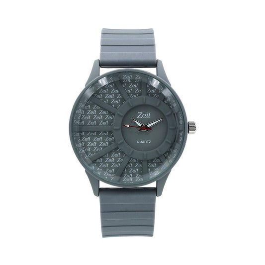 Reloj Zeit Hombre Caucho Gris  Caja Gris - CB00019994