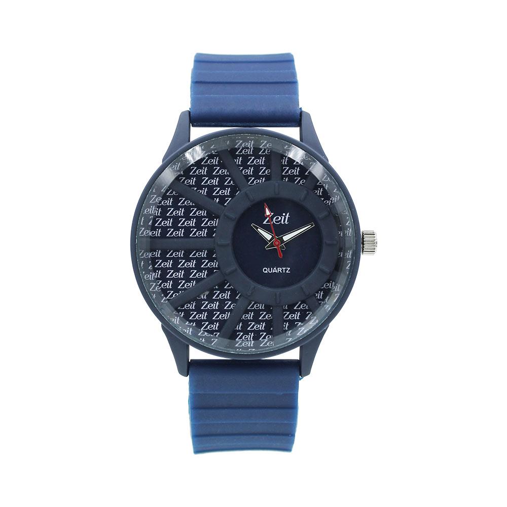 Reloj Zeit Hombre Caucho Azul Caja Azul - CB00019996
