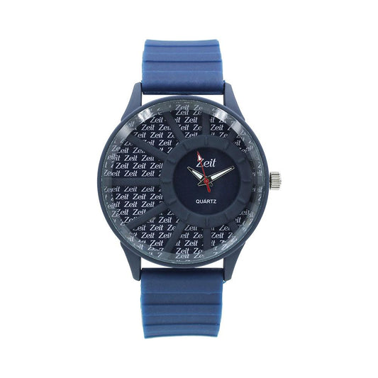 Reloj Zeit Hombre Caucho Azul  Caja Azul - CB00019996