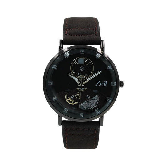 Reloj Zeit Hombre Tactopiel Gris  Caja Negra - CB00020034