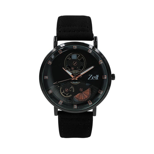 Reloj Zeit Hombre Tactopiel Negro  Caja Negra - CB00020035